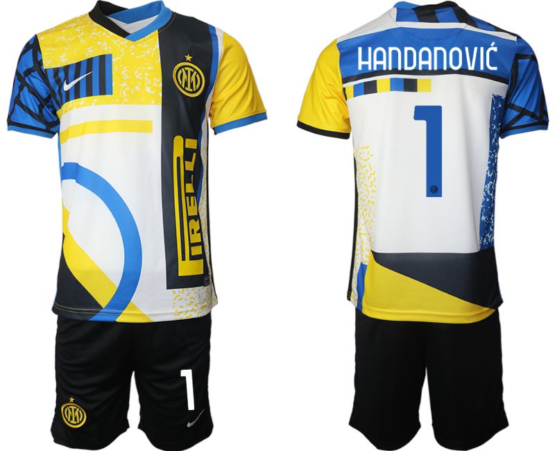 Men 2020-2021 Club Inter Milan Third away black #1 Nike Soccer Jersey